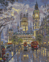 DIY The streets Art Paint by Number oil Canvas Painting By Numbers picture diy painting by numbers Kit  Framed 40x50cm
