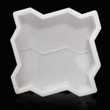 DIY Pavement Mold Stepping Path Stone Cement Brick Double S Manually for Garden Road Concrete Sidewalk Path Marker