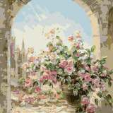 DIY Oil Painting Flower Printting Frameless Wall Art Pictures By Numbers Hand Painted Oil On Canvas Home Decor Of Living Room