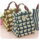 Female Lunch Food Box Bag Fashion Insulated Thermal Food Picnic Lunch Bags for Women kids Men Cooler Tote Bag Case