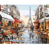 DIY Oil Painting By Numbers Canvas Picture Painting Living Room Bedroom Wall Home Decor Landscape