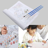 DIY Oil Painting By Numbers Canvas Picture  Coloring Paint Acrylic Painting Calligraphy By Number Wall Decor Landscape