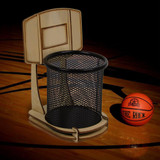 DIY Office Basketball Stand Pen Holder Pencil Holder Table Decoration For Basketball Fans