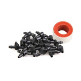DIY Micro Drip Irrigation System Automatic Self Watering Garden Irrigation in Watering Kits Misting Micro Flow Dripper Drip