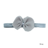 DIY Kids Big Ribbon Bow Bowknot Headbands Elastic Hair Bands Hair Ties Hair Accessories Chiffon Bowknot Headbands Girls Gifts