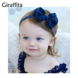 DIY Kids Big Ribbon Bow Bowknot Headbands Elastic Hair Bands Hair Ties Hair Accessories Chiffon Bowknot Headbands Girls Gifts