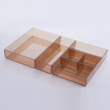 DIY Home Office Storage Boxes Multifunctional Kitchen Cabinet Wardrobe Drawer Box Organizer Dinnerware Cosmetics Jewelry Holder