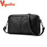 Yogodlns 2020 Summer Fashion Women Bag Leather Handbags PU Shoulder Bag Small Flap Crossbody Bags for Women Messenger Bags