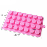 DIY Emoji Cake Chocolate Cookies Ice Cube Soap Silicone Mold Tray Baking Mold Personality expression Ice mold