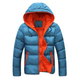 AOWOFS New Men's Slim Casual Warm Parka Overcoat Hoodie Jacket Hooded Winter Thick Coat Male New Clothes casaco masculino