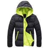 AOWOFS New Men's Slim Casual Warm Parka Overcoat Hoodie Jacket Hooded Winter Thick Coat Male New Clothes casaco masculino