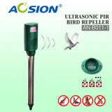 AOSION Ultrasonic Bird Repeller Dog Cat Wild Animal Repellent AN-B011-1