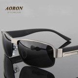 AORON Men's Polarized Sunglasses Mirrored Driving Sun Glass Coating Goggle Eyewear Oculos de sol Fashion Style