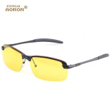AORON Fashion Polarized Sunglasses for men's car Driving Day Night Vision Anti-Glare Polarizer sun glasses men oculos de sol AORON Fashion Polarized Sunglasses for men's car Driving Day Night Vision Anti-Glare Polarizer sun glasses men oculos de sol