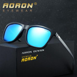 AORON Brand Designer Polarized Sunglasses for Men Aluminum Magnesium Classic Goggles Coating Women's Sun Glasses Leisure Glasses
