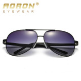 AORON Brand Logo Design Mens Polarized Sunglasses Driving Pilot UV400 Eyewear Accessories Sun Glasses For Men A339