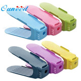 2017 New Creative Plastic Display Rack Shoes Organizer Space-Saving Plastic Storage Rack Shoe Hot Sale 2017 Jun06