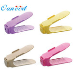 2017 New Creative Plastic Display Rack Shoes Organizer Space-Saving Plastic Storage Rack Shoe Hot Sale 2017 Jun06