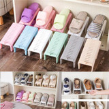 2017 NEW Creative 1X Plastic Shoes Rack Organizer Space-Saving Storage Adjustable Durable