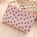 2017 New Cosmetic Bag Women Makeup Bags Female Zipper Cosmetics Bag Portable Travel Make Up Pouch small love Taobao handbags