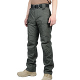 ReFire Gear Waterproof Tactical Military Pants Men Cotton Rip-stop SWAT Soldier Combat Trousers Casual Pockets Army Cargo Pants