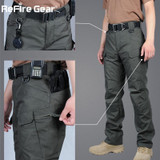 ReFire Gear Waterproof Tactical Military Pants Men Cotton Rip-stop SWAT Soldier Combat Trousers Casual Pockets Army Cargo Pants
