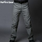 ReFire Gear New IX1 Militar Cargo City Tactical Pants Man Autumn Cotton Rip-stop Army Combat Military Pants Male Casual Trousers