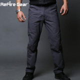 ReFire Gear New IX1 Militar Cargo City Tactical Pants Man Autumn Cotton Rip-stop Army Combat Military Pants Male Casual Trousers