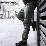 ReFire Gear New IX1 Militar Cargo City Tactical Pants Man Autumn Cotton Rip-stop Army Combat Military Pants Male Casual Trousers