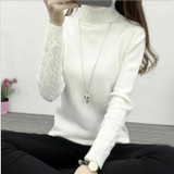 Refeeldeer Women Turtleneck Winter Sweater Women 2017 Long Sleeve Knitted Women Sweaters And Pullovers Female Jumper Tops Jersey
