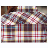 Refeeldeer Warm Velvet Winter Blouse Women 2017 Checked Shirt Women Blouse Femininas Feminine Shirt Female Long Sleeve Plaid Top