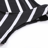 Refeeldeer Summer Beach Dress Women 2017 High Elastic Black Sexy Striped Tunic Bodycon Party Long Maxi Dress Sundress Robe Femme