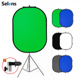 Photography Reflector Portable Backdrop Green Screen For YouTube Video Studio Streaming Vlog