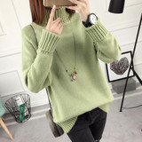 Refeeldeer New Loose Thick Warm Winter Sweater Women Turtleneck 2017 Knit Tricot Jumper Women Sweaters And Pullovers Female Tops