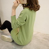 Refeeldeer Medium Long Sweater Dress Women 2017 Autumn Winter Knit Women Sweaters And Pullovers Female Tricot Jumper Pull Femme