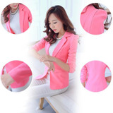 Refeeldeer Ladies Blazer 2017 Long Sleeve Blaser Women Suit jacket Female Feminine Blazer Femme Pink Blue White Black Blazer