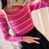 Refeeldeer High Elastic Striped Jumper Women 2017 Autumn Winter Women Sweaters And Pullovers Female Tricot Pull Femme Winter Top