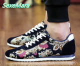 Red Men Shoes Black Casual Shoes Men Canvas Shoes Spring Autumn lightweight Breathable Mens Shoes Male Flats Zapatillas Hombre