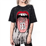 Raisevern New ANTI-SOCIAL 3D Printing T Shirt GOTH GANG Harajuku Punk T-Shirt Summer Style Clothing Tops Plus Size Dropship