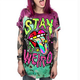 Raisevern New ANTI-SOCIAL 3D Printing T Shirt GOTH GANG Harajuku Punk T-Shirt Summer Style Clothing Tops Plus Size Dropship
