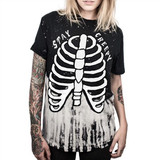 Raisevern New ANTI-SOCIAL 3D Printing T Shirt GOTH GANG Harajuku Punk T-Shirt Summer Style Clothing Tops Plus Size Dropship
