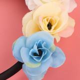 Rainbow Unicorn Horn Hairband Kids Chiffon Unicorn Headband Glitter Hairband Easter Bonus for Party Gift Hair Accessories