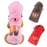 Raincoat for Pets Small Dog Leisure Raincoat Water Resistant Clothes for Dog Outdoor Apparel Classic Waterproof for Pet 25S1Q