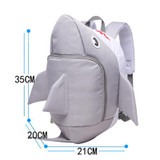 Rainbow Baby Cartoon Shark Child's School Bag Bcakpack Ultra-Light Waterproof Wearable Breathable Anti-lost Rope Kids Baby Bag