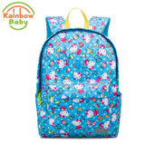 Rainbow Baby Cartoon Cat Kids &amp; Babys Bags Anti Lost School Bags for 4-10 Years Boys and Girls Bagpack Waterproof Backpack