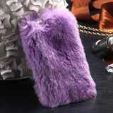 Rabbit Hair Case For iPhone 6 6S For iPhone 6 Plus 6S Plus 5 5S SE Cover Bling Diamond Plush Furry Cover For iPhone 7 Plus Cases