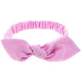 Rabbit Ear Headbands Korea Style Headwear Bow Elastic Knot Baby Hair Accessories Children Infant Headband Girls Bows Headdress