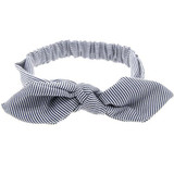 Rabbit Ear Headbands Korea Style Headwear Bow Elastic Knot Baby Hair Accessories Children Infant Headband Girls Bows Headdress