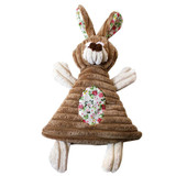 Rabbit Elephant Shape Stuffed Dog Squeaking Toy 21.5cm*14cm  Animal Shape for Small Dogs Plush Toy Goods for Pets 2 styles