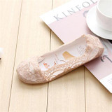 Lace Warm Comfortable Cotton Girl Women's Socks Ankle Low Female Invisible Color Girls Hosier 1 pair socks